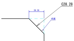 C面取り寸法